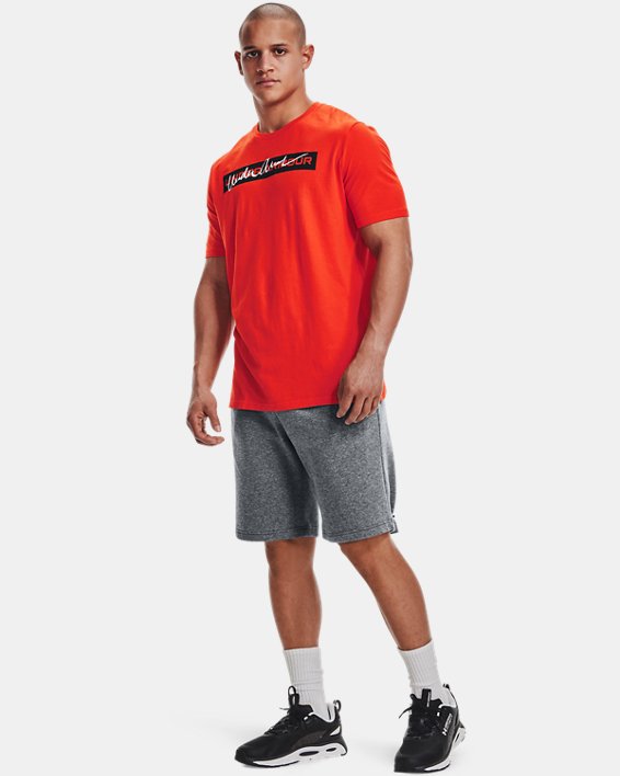 Men's UA Signature Kettlebell Short Sleeve, Orange, pdpMainDesktop image number 1